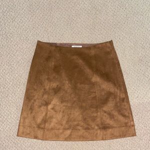 Babaton/Aritzia a-line faux leather skirt